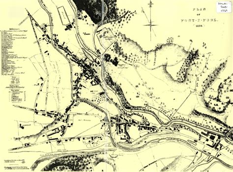 1836 Plan of Pontypool | Peoples Collection Wales