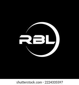 Rbl Letter Logo Design Illustration Vector Stock Vector (Royalty Free ...