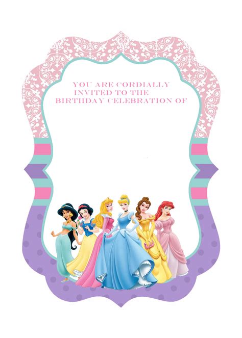 Disney Princess Free Printable