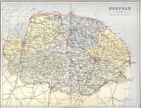 Norfolk antique map – Frontispiece_Maps