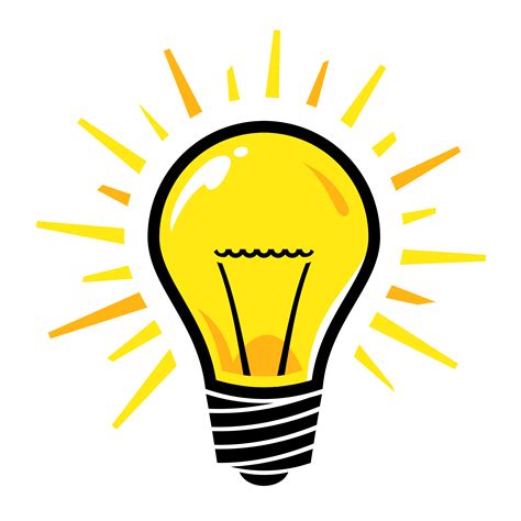 Lightbulb Vector Icon 554841 Vector Art at Vecteezy