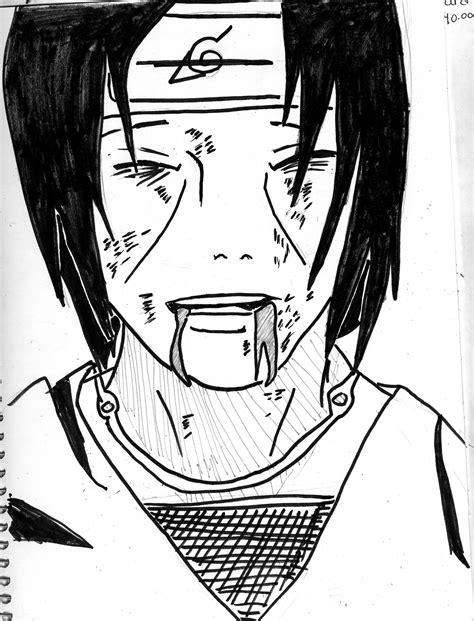 Itachi's Last Smile by tigernose123 on DeviantArt