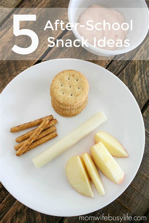 5 After School Snack Ideas - Mom. Wife. Busy Life.