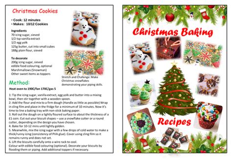 Christmas Recipe Book | Teaching Resources