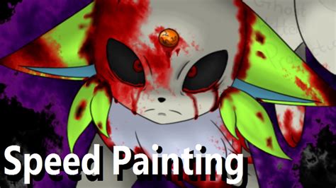 Speed Painting - Pokemon Creepypasta EEeEE Remastered - YouTube