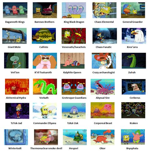 Spongebob fighting Old School Runescape bosses : r/2007scape