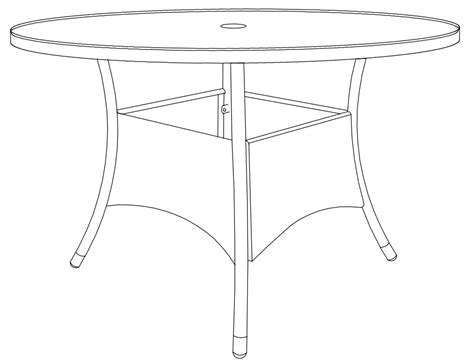 Argos 1245871 6 Seater Rattan Round Dining Table User Manual
