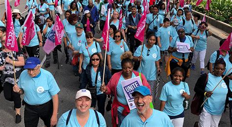 Hundreds of Local 79 members march in the 2019 Labour Day Parade | CUPE