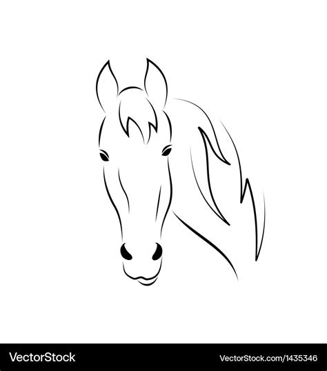 33 best ideas for coloring | Horse Head Outline