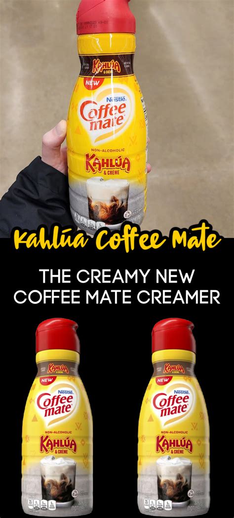 Coffee Mate Released A Kahlua Coffee Creamer Just In Time To Make Your ...