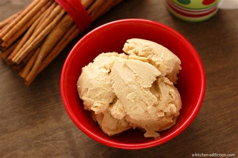 Eggnog Ice Cream - A Kitchen Addiction