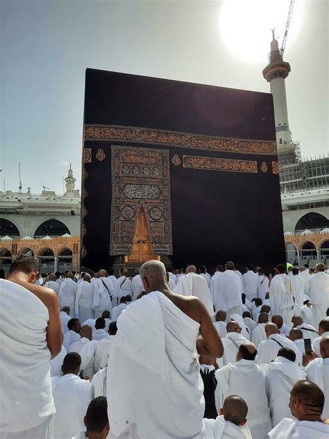 Mecca, Saudi Arabia, April 2023 - Pilgrims from all over the world are ...