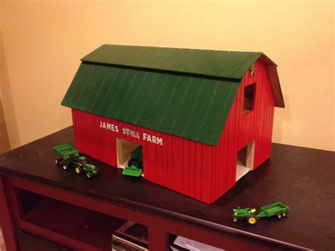 Toy Farm Barn with Customized Child's Name or Initials