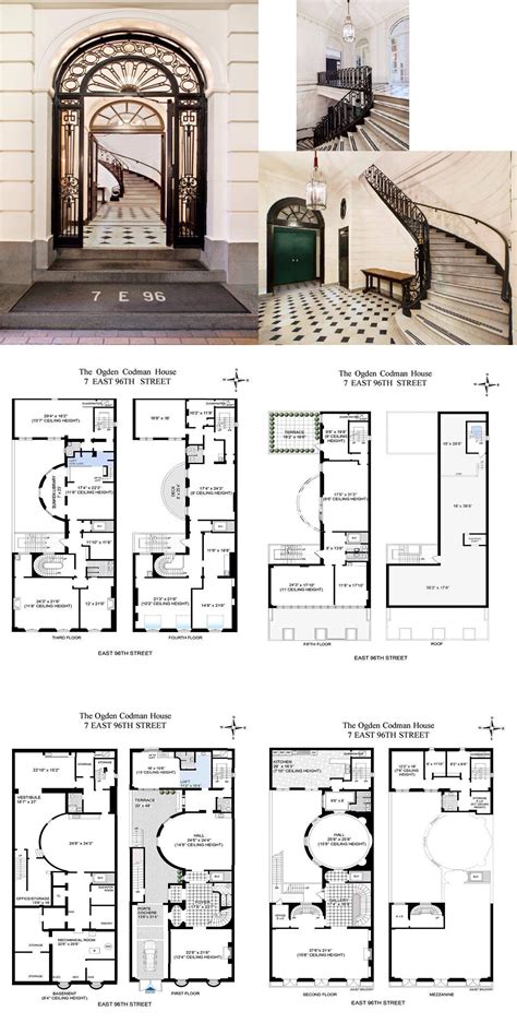 7 East 96TH ST - Carnegie Hill, New York | Douglas Elliman | Mansion floor plan, Penthouse ...