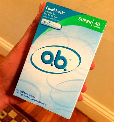 FREE Samples: OB Tampons FULL SIZE package