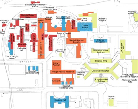 University Of Michigan Medical Center Map