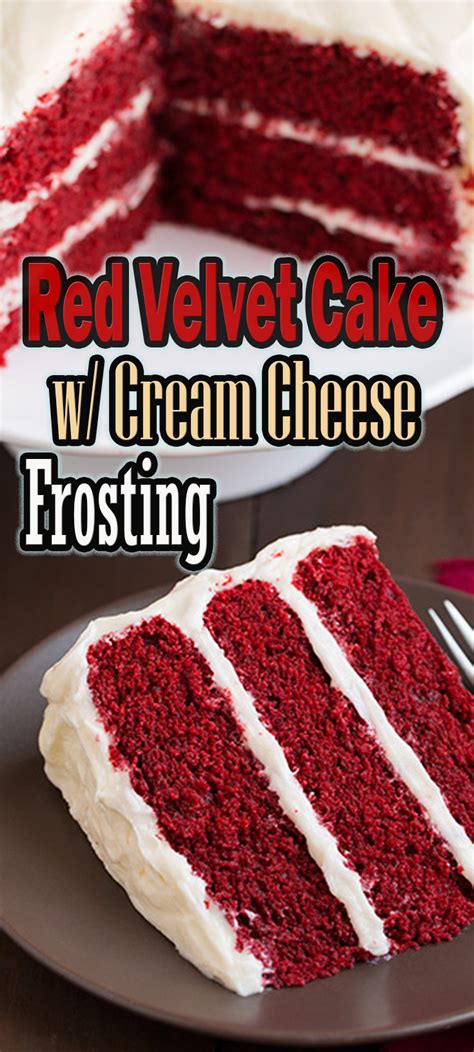 Red Velvet Cake with Cream Cheese Frosting