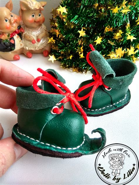 Shoes for Gnomes and Elves Shoes for dolls made of genuine | Etsy