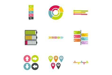 Business Analyst Icons Set, Flat Style Graphic by ylivdesign · Creative Fabrica