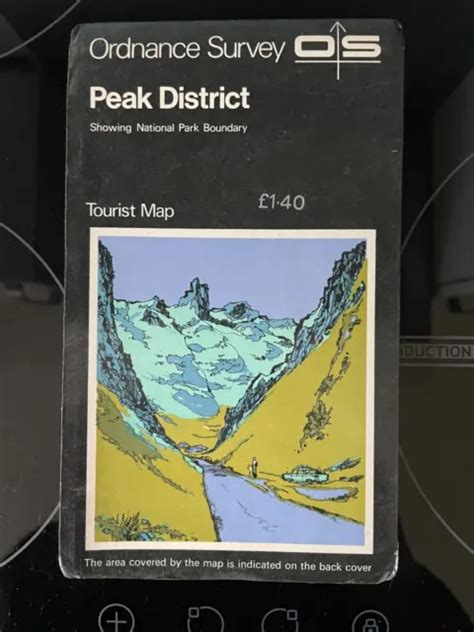 ORDNANCE SURVEY TOURIST Map Peak District Showing National Park Boundary $4.83 - PicClick