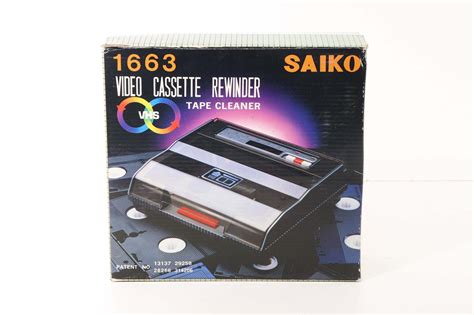 SAIKO 1663 Video Cassette Rewinder/Tape Cleaner