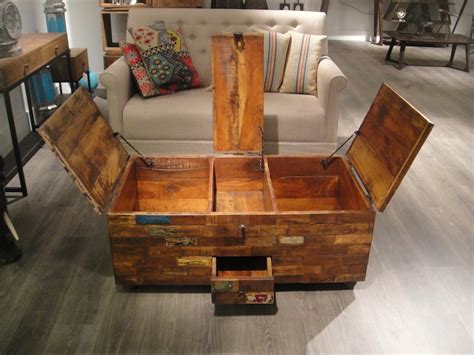 Reclaimed Wood Chest Coffee Table
