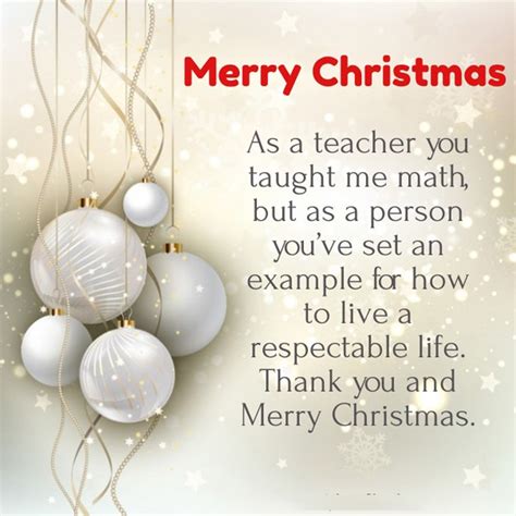 65 Christmas Message for Teachers to Make Them Happy