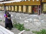 22 Nyalam Gompa With Mani Stones and Painted Stones of Vairocana ...