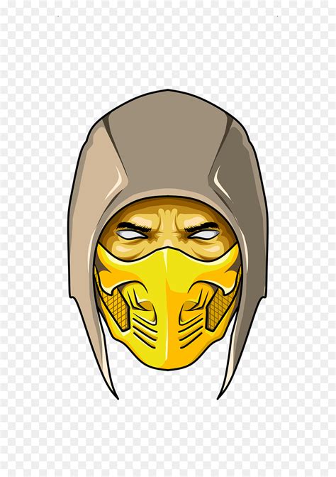 Scorpion Mortal Kombat Face