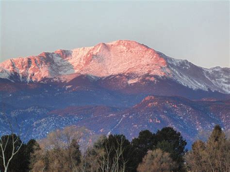 Sunrise over Pikes Peak in Colorado Springs Pikes Peak, Colorado Springs, Sunrise, Hiking ...