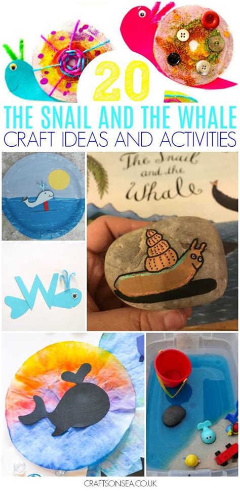 20 The Snail and The Whale Craft Ideas and Activities | Whale crafts, Snail and the whale ...