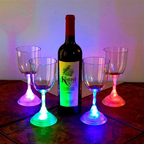 LED Light Up Wine Glass - Eternity LED Glow