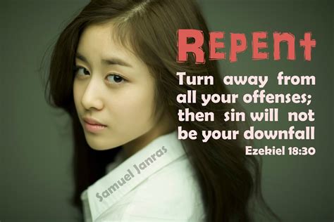 Repent Wallpapers with Bible Verse