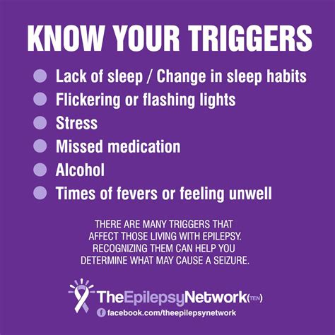 There are many triggers that affect those living with \epilepsy‬. Recognizing them can help you ...