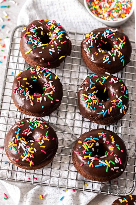 Chocolate Covered Donut With Sprinkles