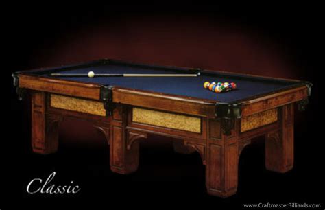 Classic Pool Table – Craftmaster Billiards