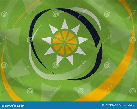 OECS, Organization Of Eastern Caribbean States Flag Cartoon Vector ...