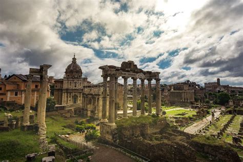 Ruins of Palatine Hill stock image. Image of building - 180178673