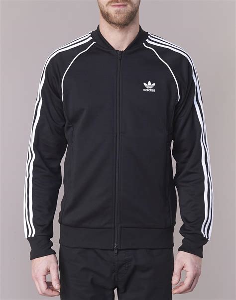 adidas Sst Tt Tracksuit Jacket in Black for Men - Lyst