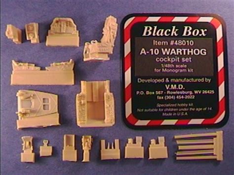 Black Box #48010 Monogram A-10 Warthog Cockpit Detail Set