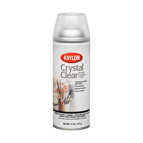 Krylon Crystal Clear Acrylic Varnish 400ml | Highlights