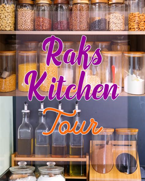 My Kitchen Tour | Indian kitchen organizing ideas - Raks Kitchen