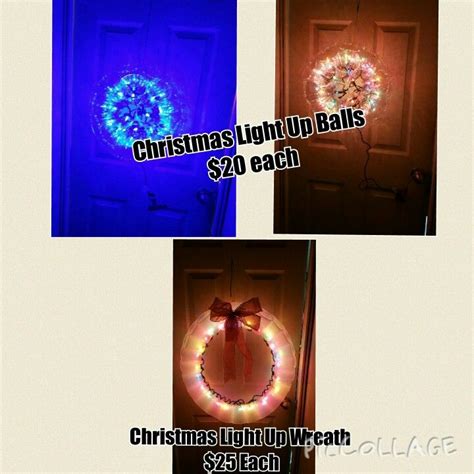 Christmas Light Up Decorations | Christmas lights, Light up, Handmade