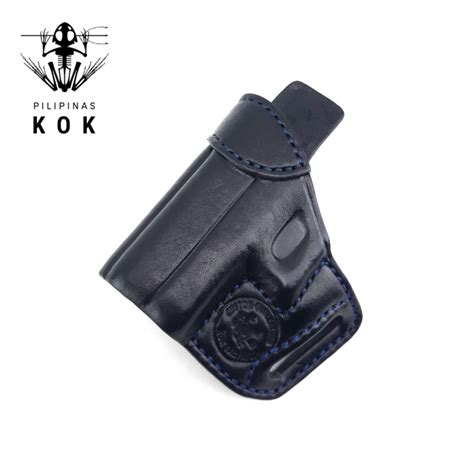 GLOCK 43 43X G43 G43X Range / Duty Holster Leather Molded Avenger-Type ...