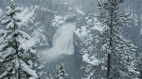 Upper Falls landscape in Yellowstone National Park image - Free stock photo - Public Domain ...