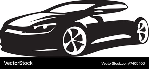 Car silhouette Royalty Free Vector Image - VectorStock