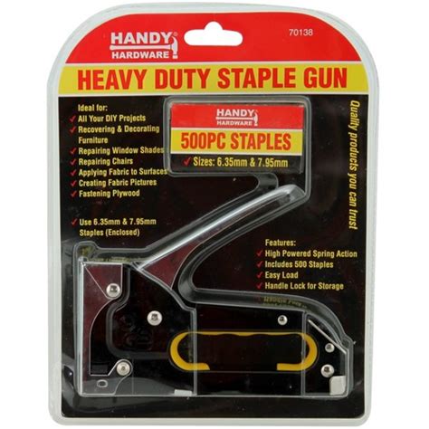 Handy Hardware Heavy Duty Staple Gun With Staples