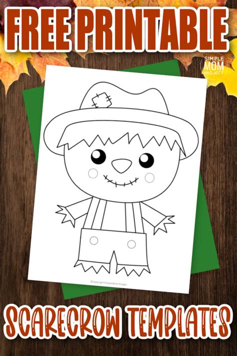 Free Printable Scarecrow Template – Simple Mom Project