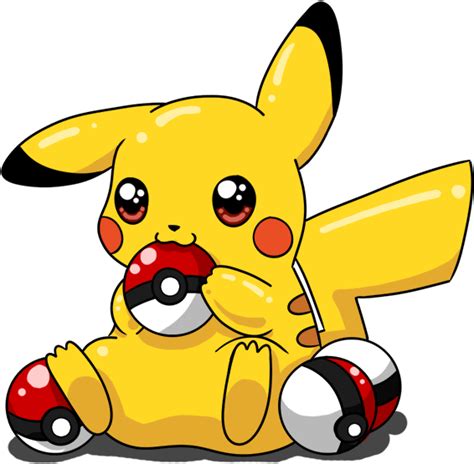 Drawn Pikachu Pikachu Pokeball - Cute Pikachu Pokemon Drawing Clipart - Full Size Clipart ...