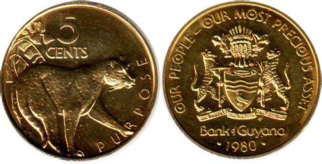 Guyana coins - catalog with pictures and values online free